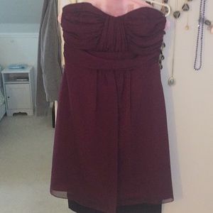 Burgundy Alvina Valenta Bridesmaid dress